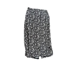 Christopher‎ Banks Floral Skirt Black White Women's Size 12 Midi